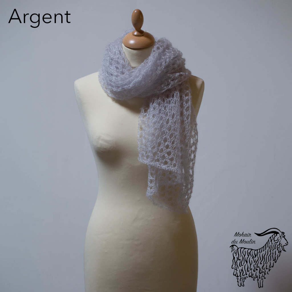 Carré dentelle mohair