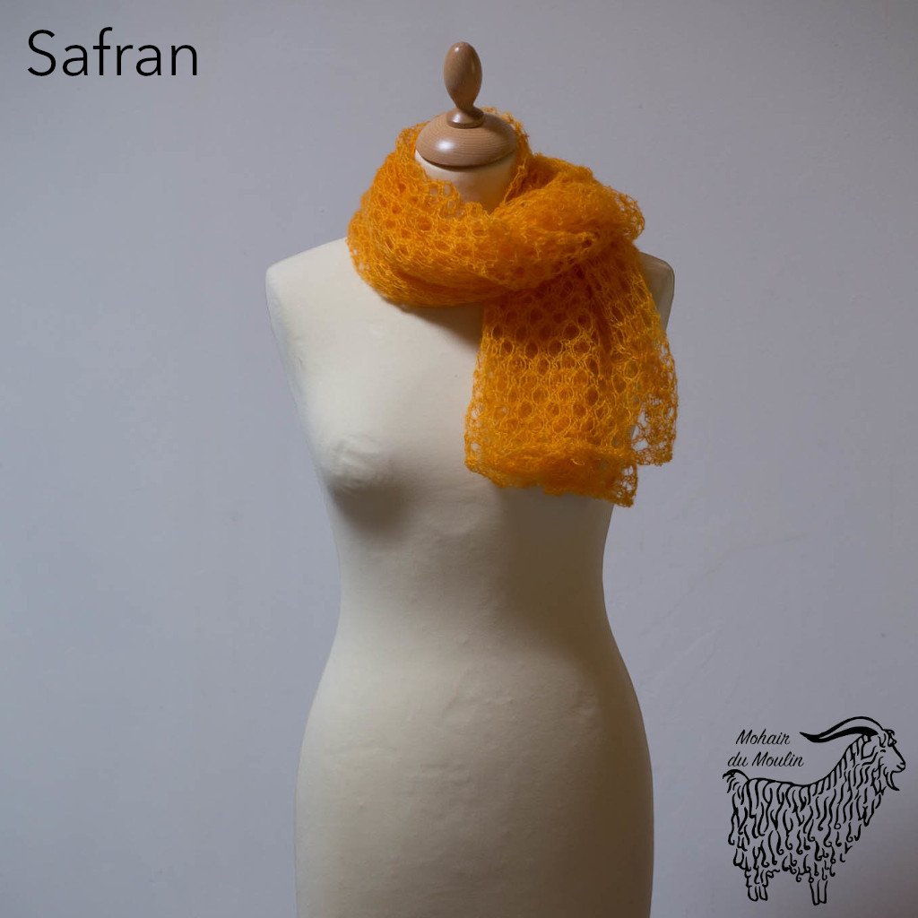 Carré dentelle mohair