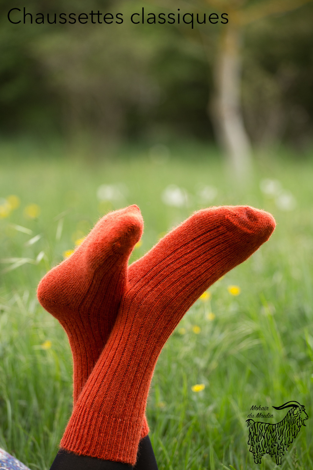 Chaussettes classiques en mohair