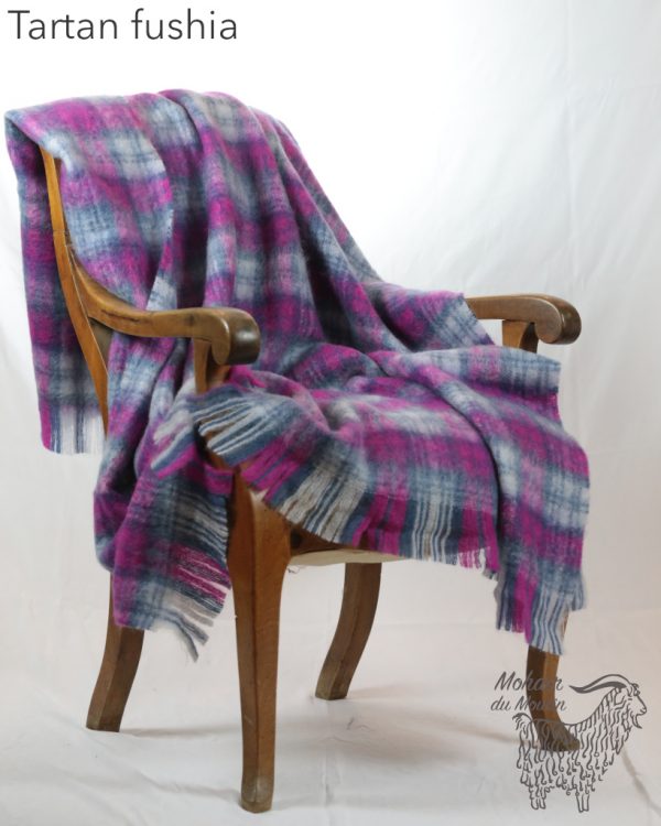 Grand plaid mohair