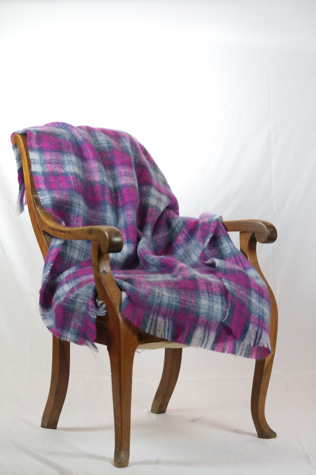 Petit plaid mohair