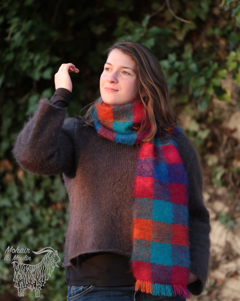 Echarpe tissée main