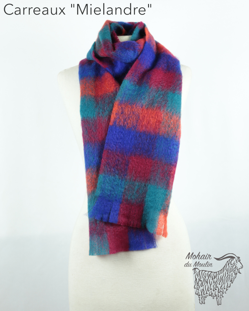 Grande écharpe tissée