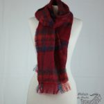 Grande écharpe tissée en mohair