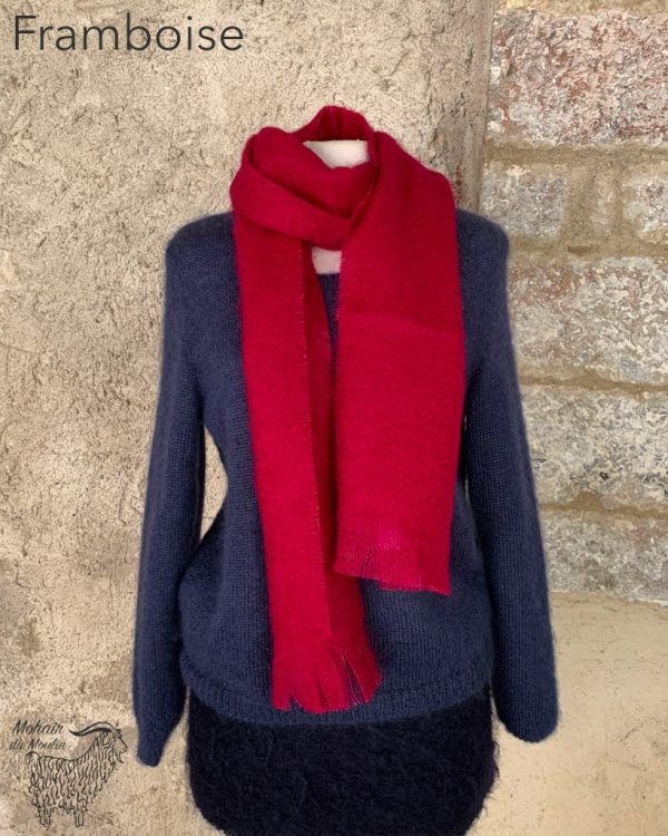 grande écharpe mohair