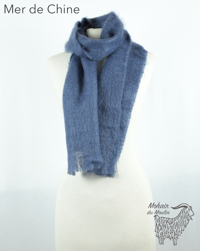 Grande écharpe tissée