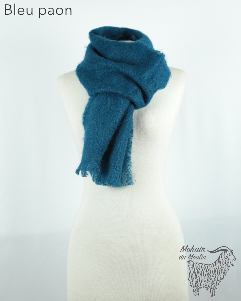 Grande écharpe tissée