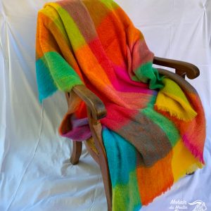 Grand plaid mohair