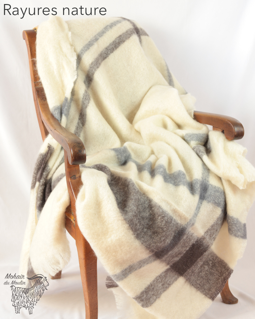Grand plaid mohair