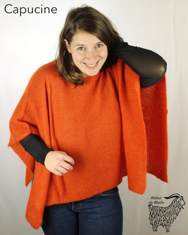 Poncho mohair Claudia