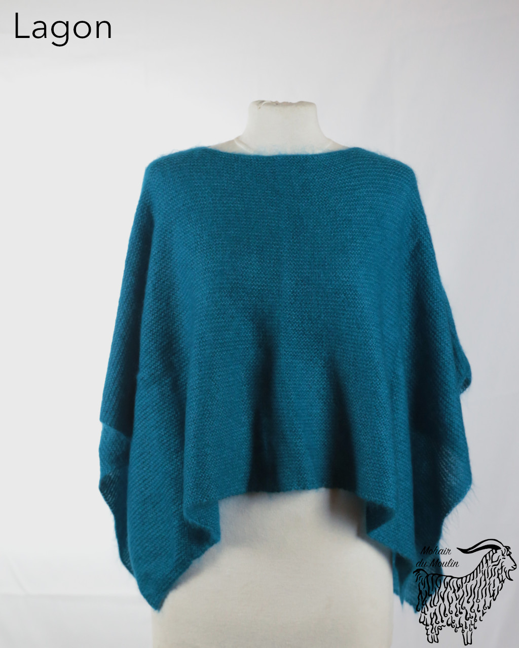 Poncho mohair Claudia