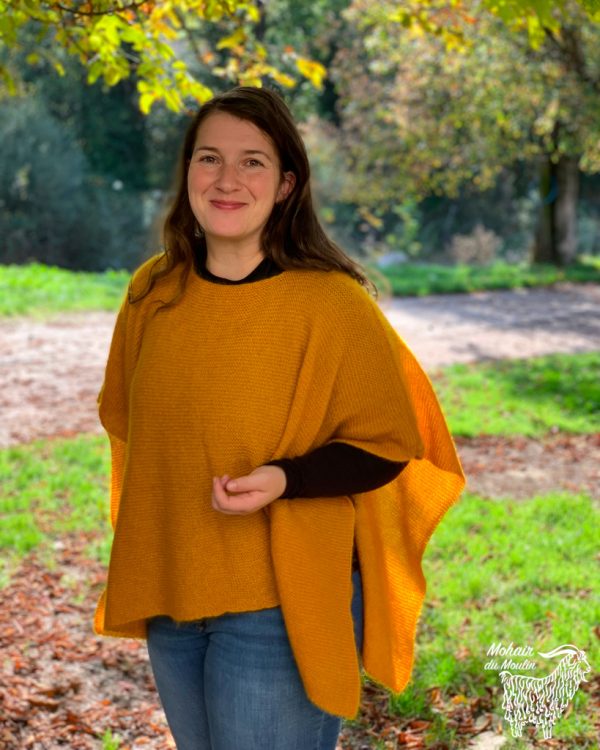 poncho Claudia mohair