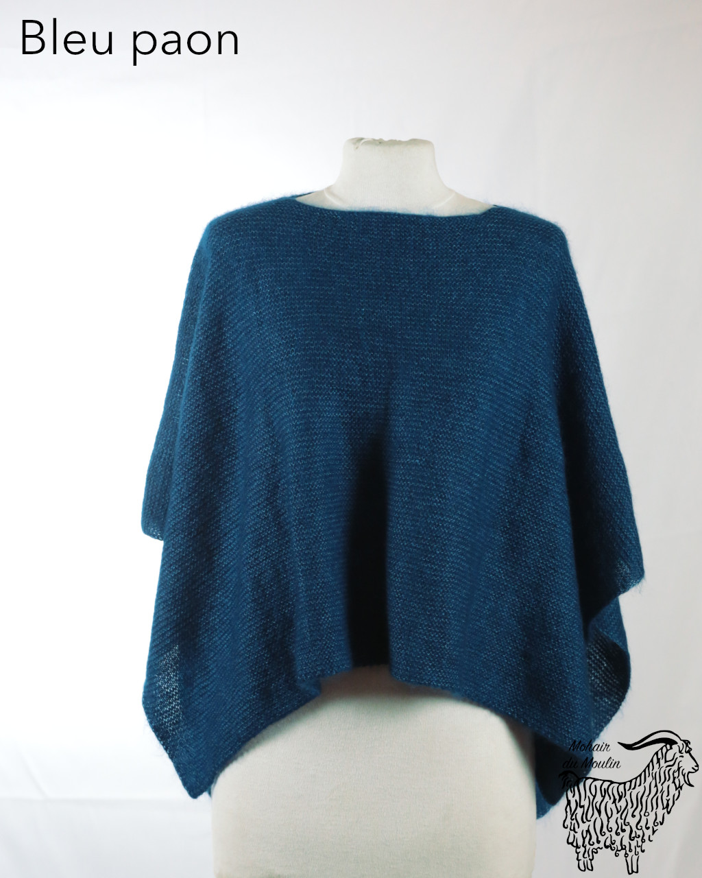 Poncho mohair Claudia