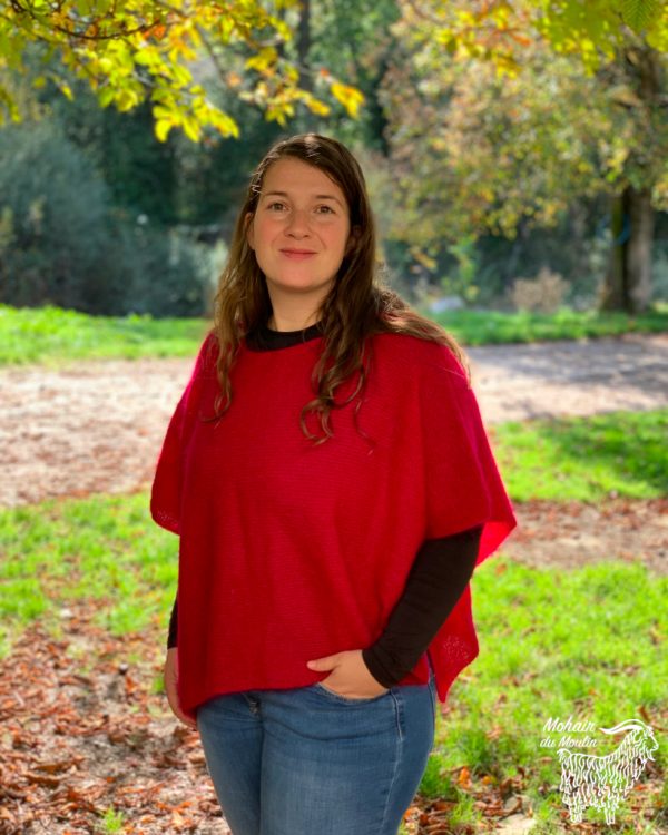 poncho Claudia mohair