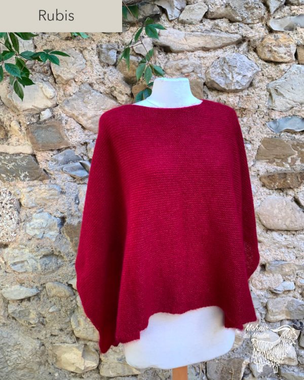 poncho Claudia mohair
