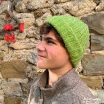 Bonnet à côtes en mohair