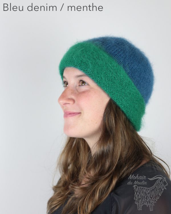 Bonnet roulotté mohair