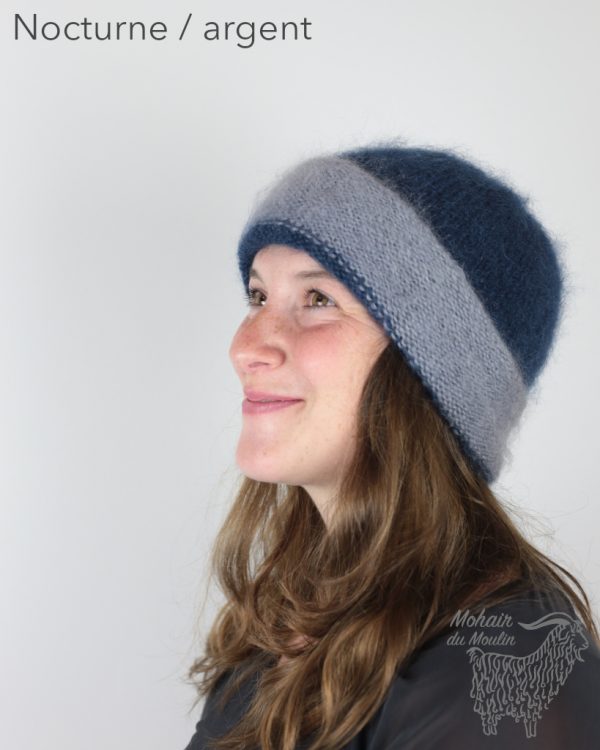 Bonnet roulotté mohair