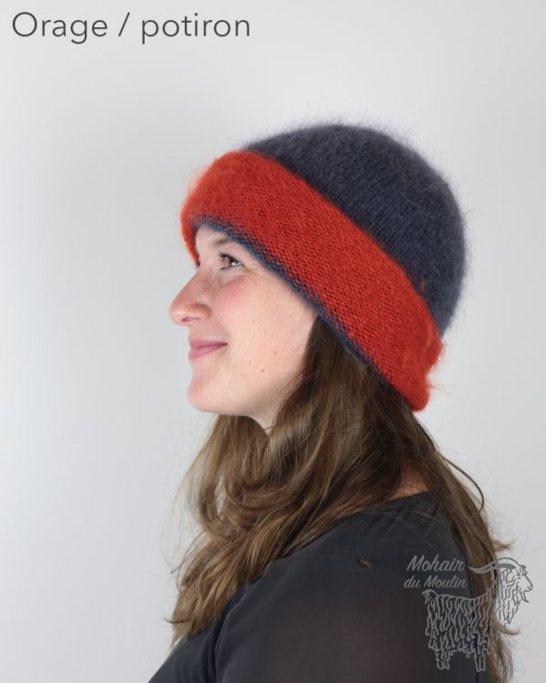 Bonnet roulotté mohair