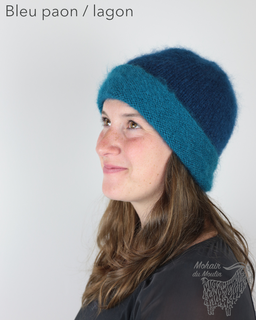 Bonnet roulotté mohair