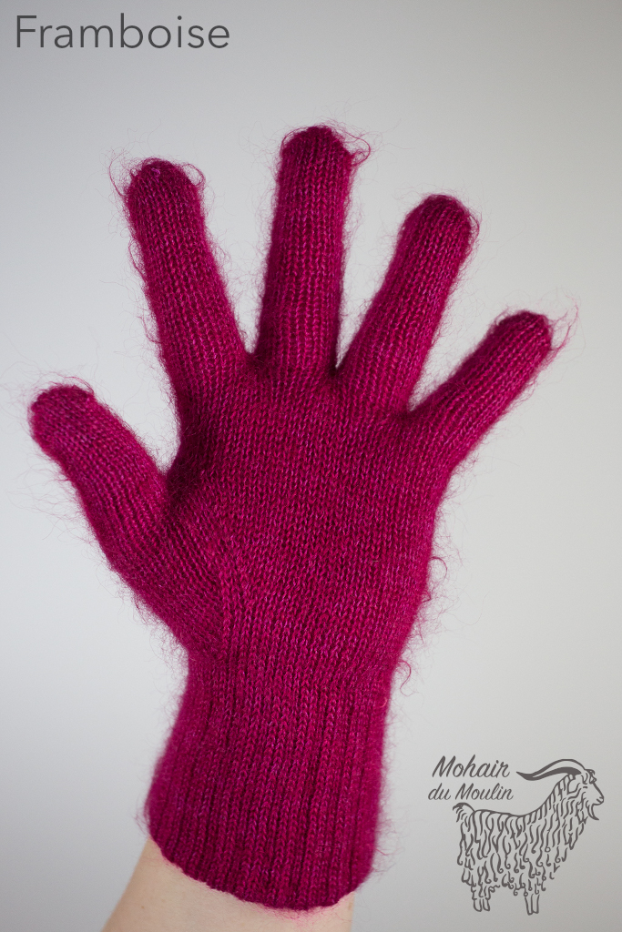 Gants mohair et soie  la-grange-des-sapins