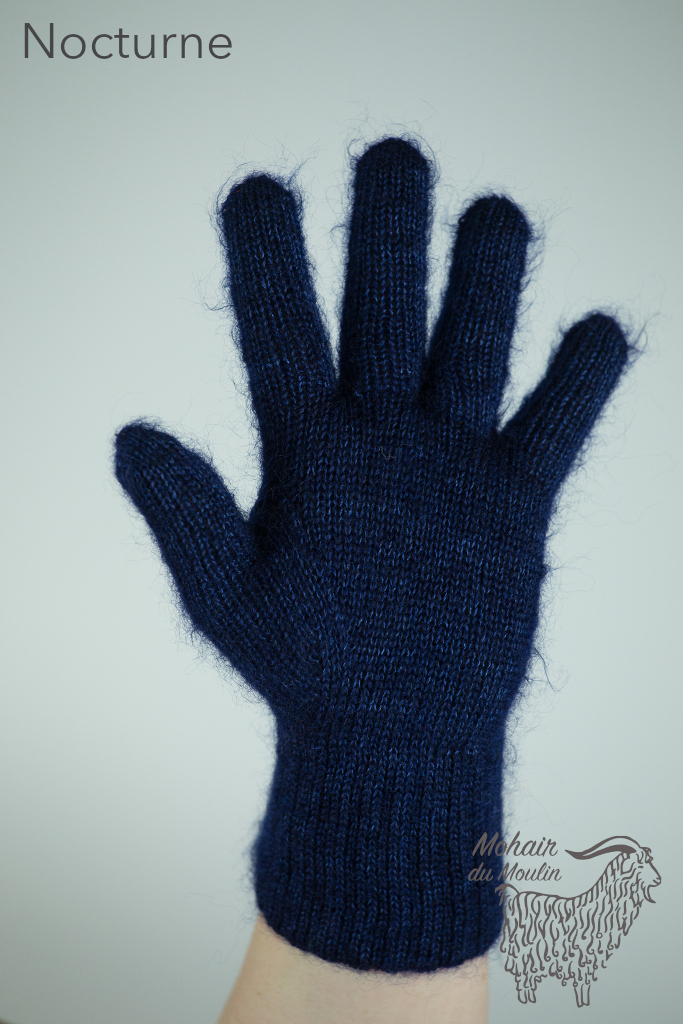 Gants mohair et soie  la-grange-des-sapins