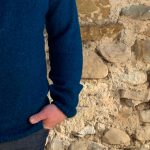 Pull col rond mohair