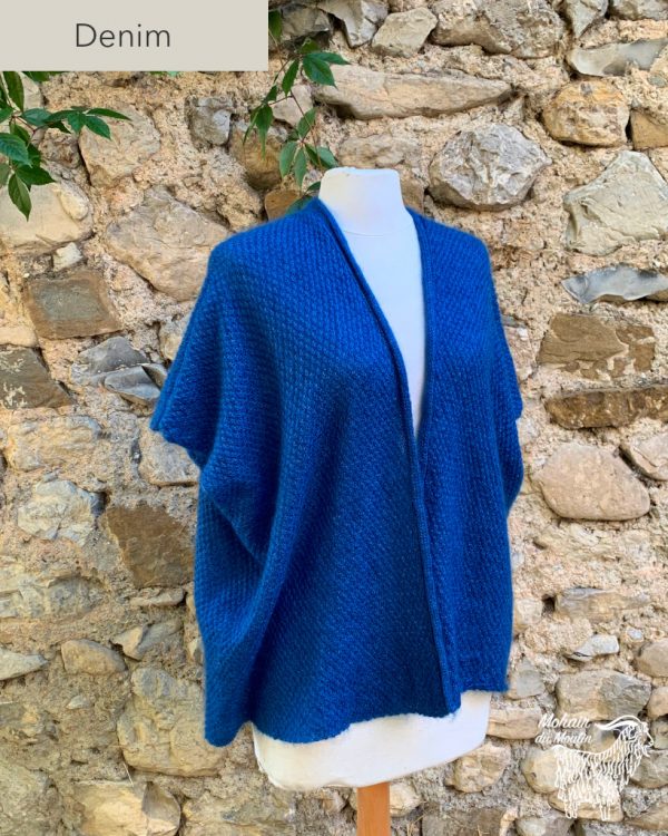 veste cape mohair
