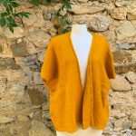 Veste cape mohair