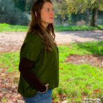 Veste cape mohair