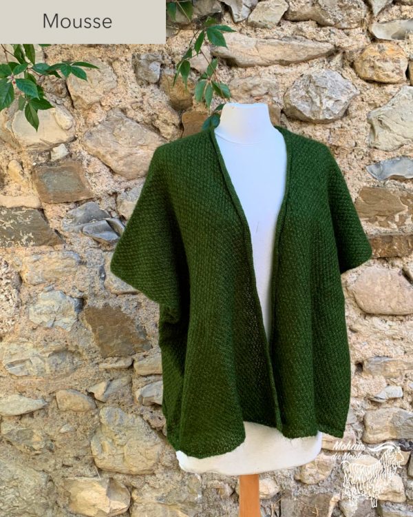 veste cape mohair