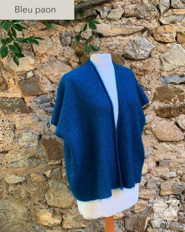 veste cape mohair