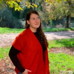 Veste cape mohair